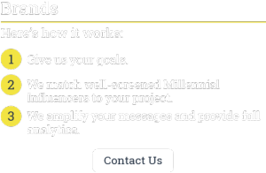 Brand Sign-Up - Marketing to Millennials